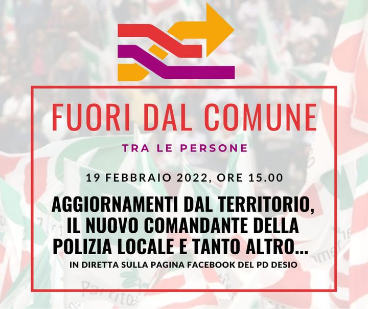 Fuori dal Comune #02 - Bilancio partecipativo, nuovo comandante della Polizia Locale e centri civici