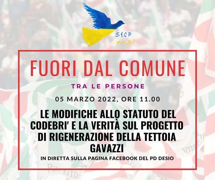 Fuori dal Comune #04 - La riforma dello statuto del Co.De.Bri. e il bando per la riqualificazione della tettoia ex-Gavazzi.