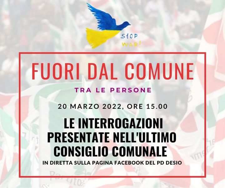 Fuori dal Comune #06 - Interrogazioni del consiglio comunale del 17 marzo: app "ShoppingDesio", raccolta fondi alle associazioni per ampliamento del PS e tanto altro ancora.