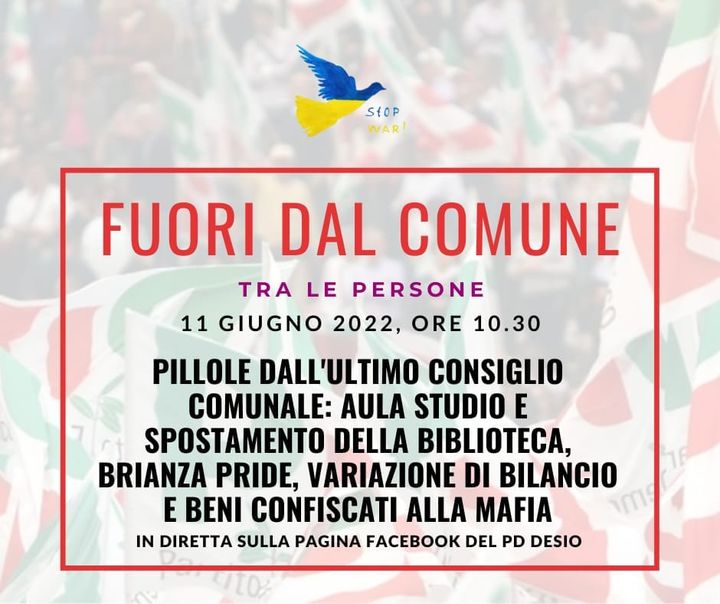 Fuori dal Comune #17 - Dall'ultimo consiglio comunale: BrianzaPride, aula studio e variazione di bilancio.