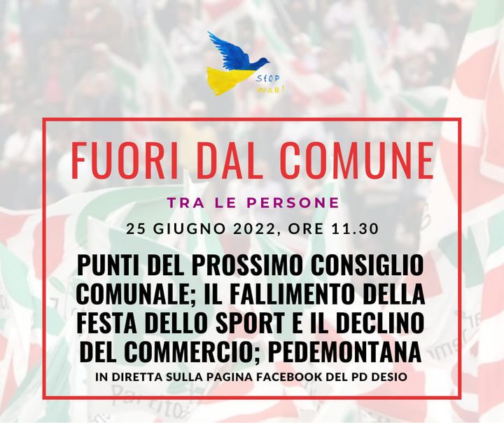 Fuori dal Comune #18 - Festa dello Sport, commercio e riqualificazione del centro, Pedemontana.