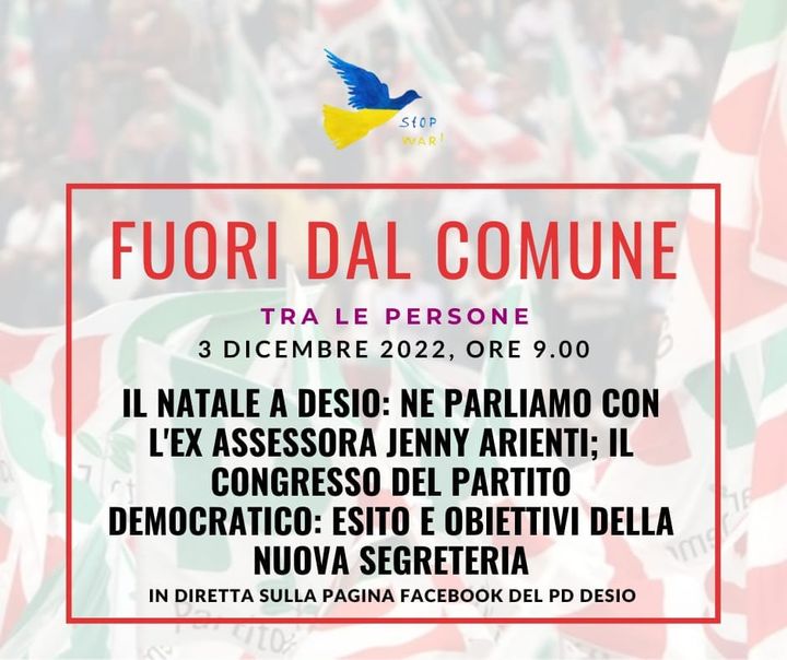 Fuori dal Comune #36 - Il Natale triste e costoso dell'amministrazione; nuovo Segretario e nuova Segreteria Politica del PD di Desio.